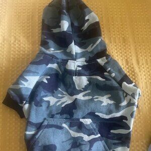 (2) Camo Doggie Hoodie & Doggie Tee Shirt